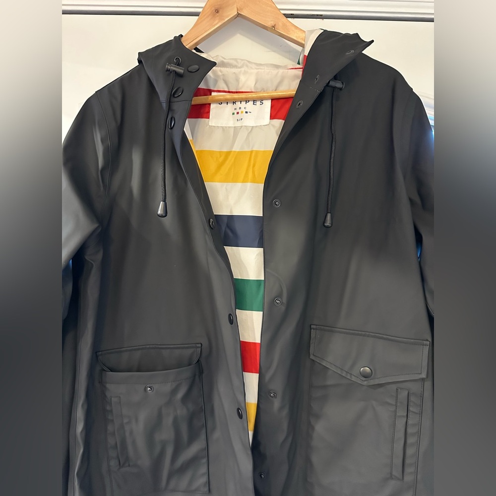 HBC Stripes Hudson’s Bay Company Raincoat Lined- Small
LAST PRICE DROP TODAY - Picture 2 of 6